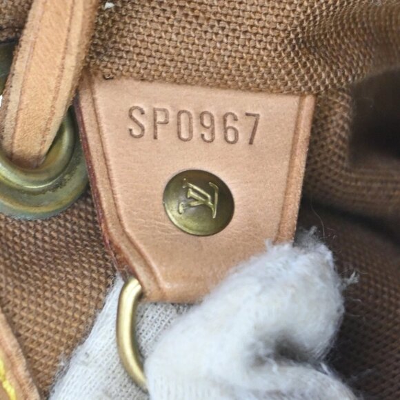 LOUIS VUITTON Mini Montsouris Backpack Bag Monogram Leather Brown M51137 96MA061 main image 8